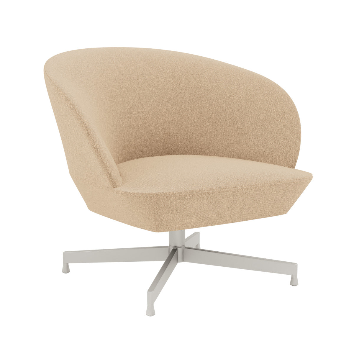Muuto Oslo Lounge Chair - Swivel - Vidar/Grey