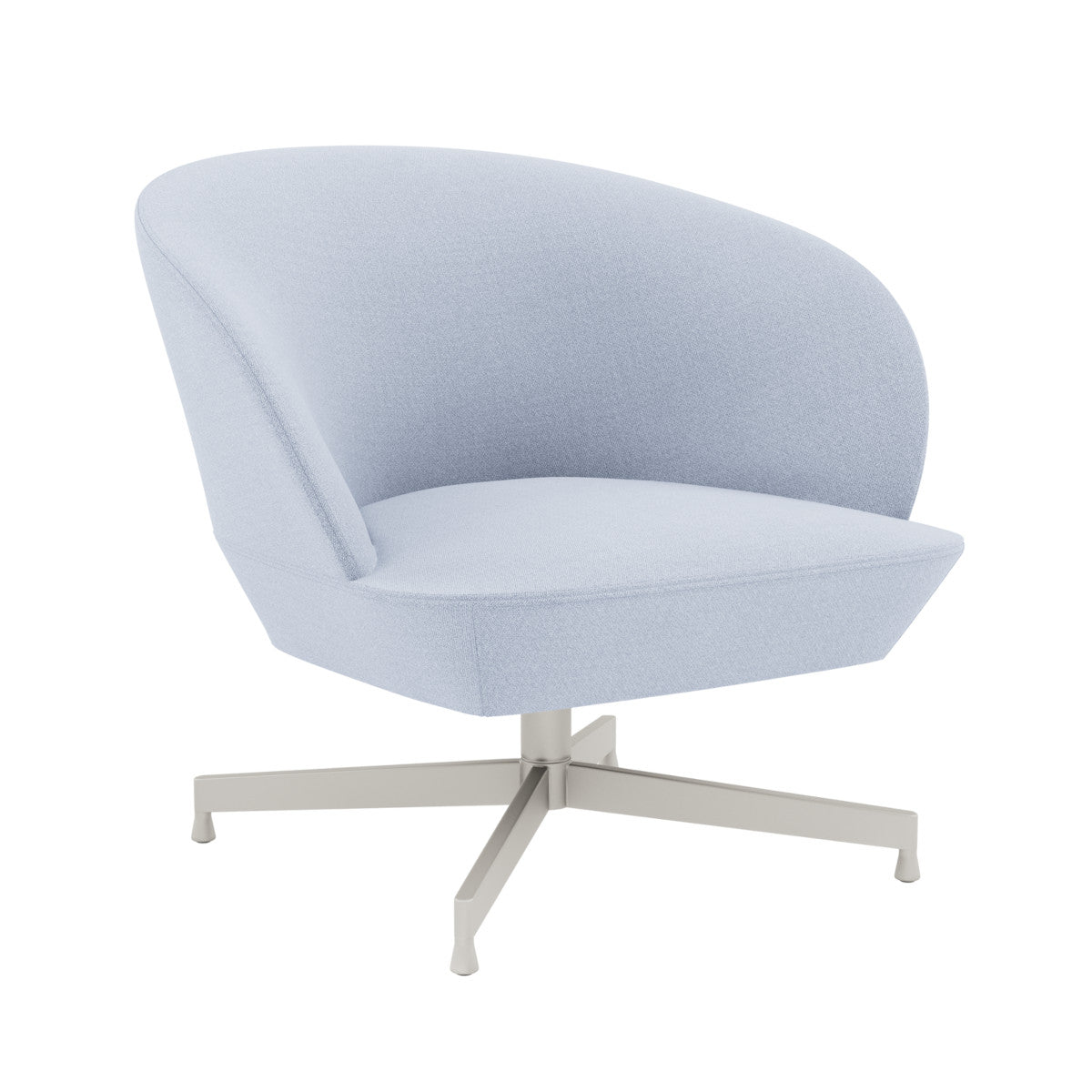 Muuto Oslo Lounge Chair - Swivel - Vidar/Grey