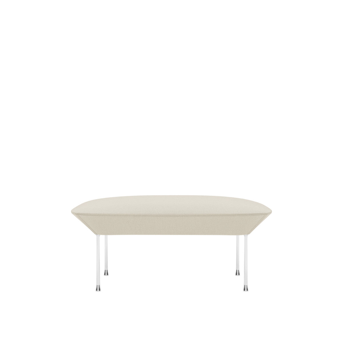 Muuto Oslo Pouf - Vidar 146/Chrome