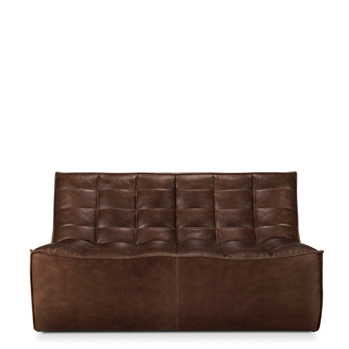 Ethnicraft N701 sofa - 2 seater - Chestnut