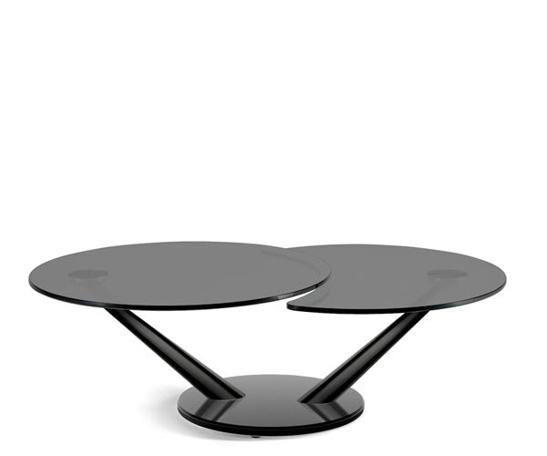 Naos Cadabra Sofabord - Sort - Sort Glas