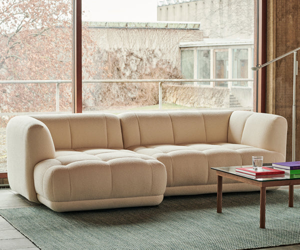 HAY Quilton Sofa - Combination 19 - Flamiber Cream A5