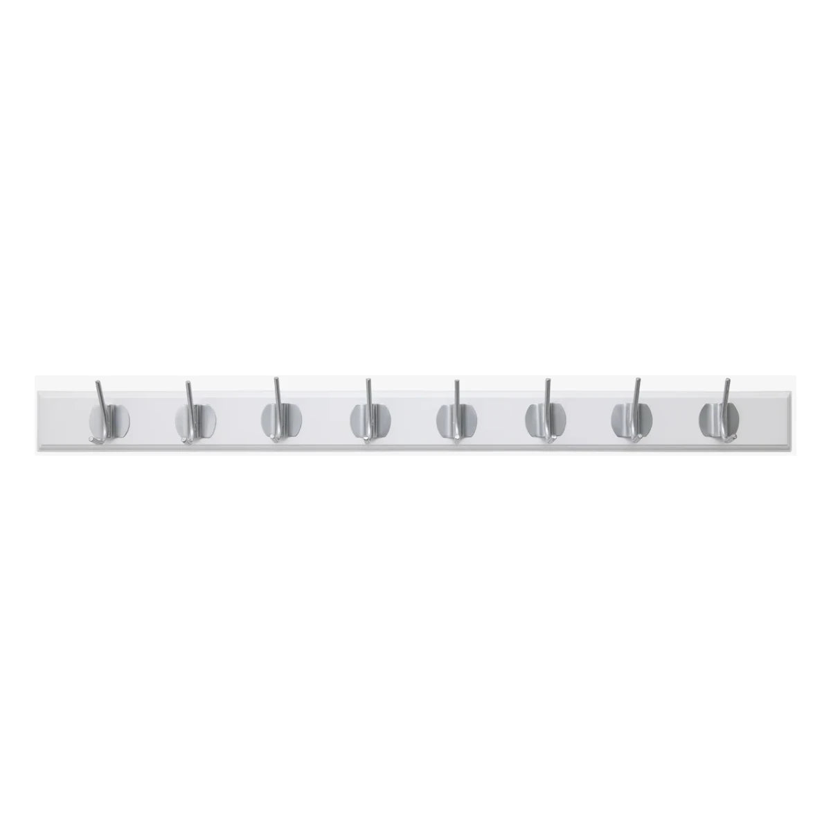Nordal Edgy knagerække - hvid/krom - 90 cm