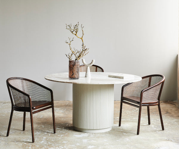 nordal erie spisebord - marmor spisebord