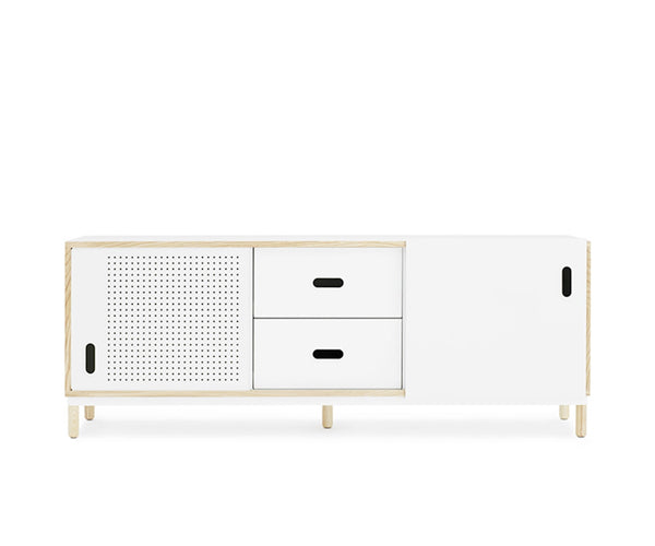 Normann Copenhagen Kabino Skænk M. 2 Skuffer - Hvid