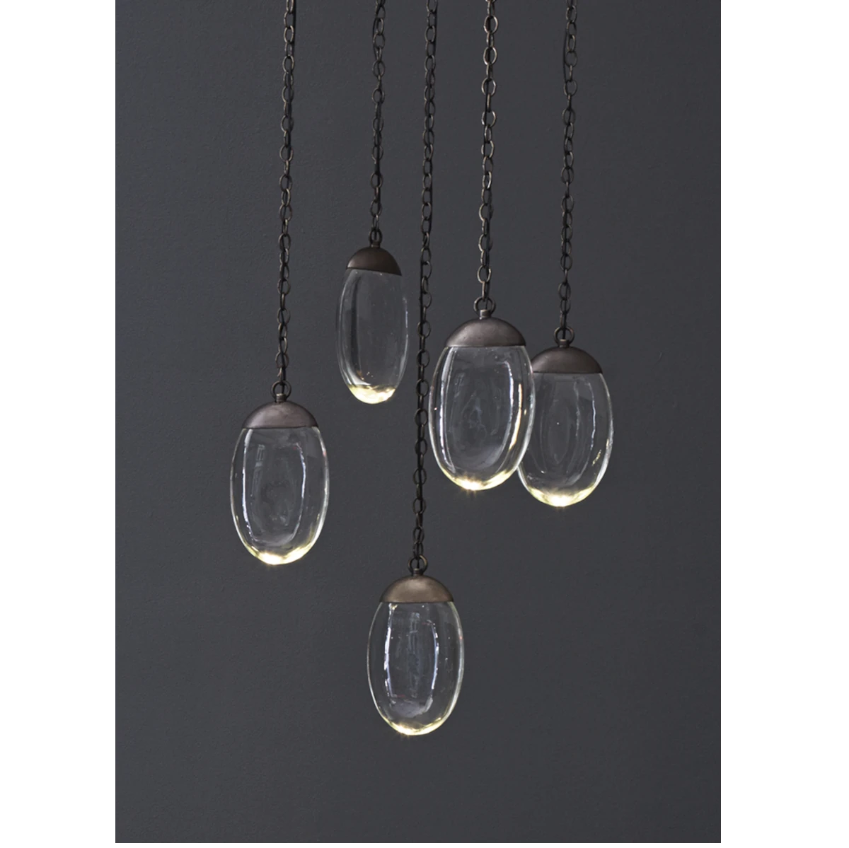 Ochre Celestial Pebble loftslampe