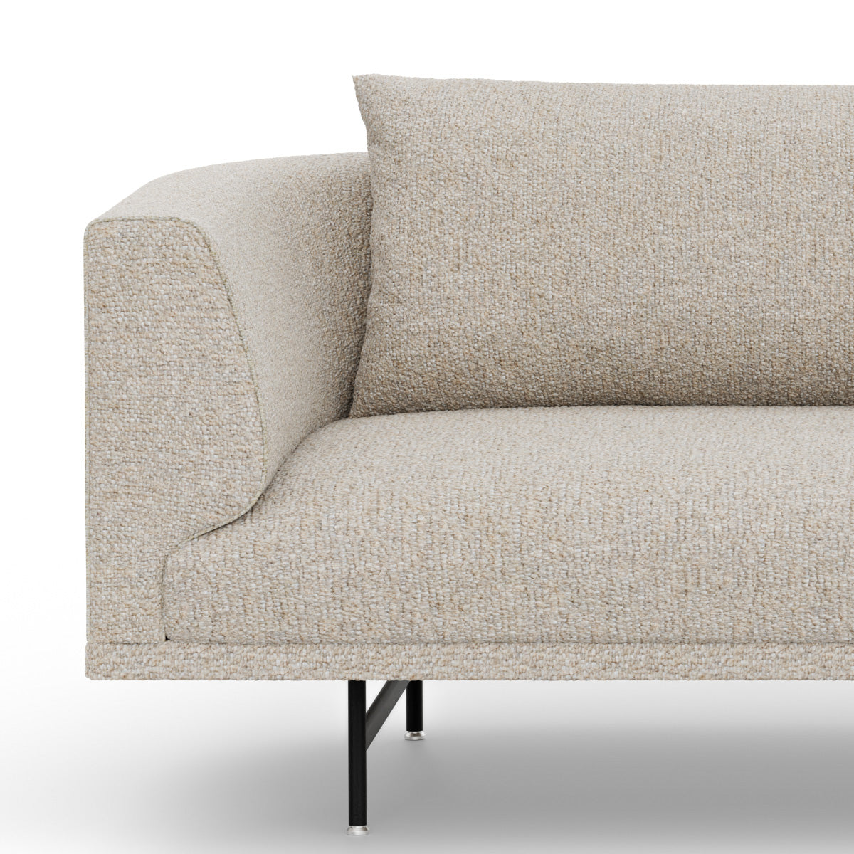 Vipp Chimney 3 personer Sofa - Bark Off White - Light Grey