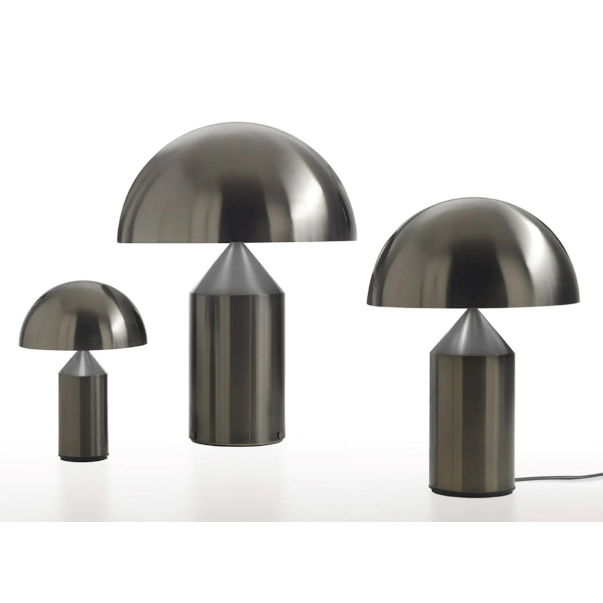 Oluce Atollo Metal 238 Bordlampe - Satin Nickel
