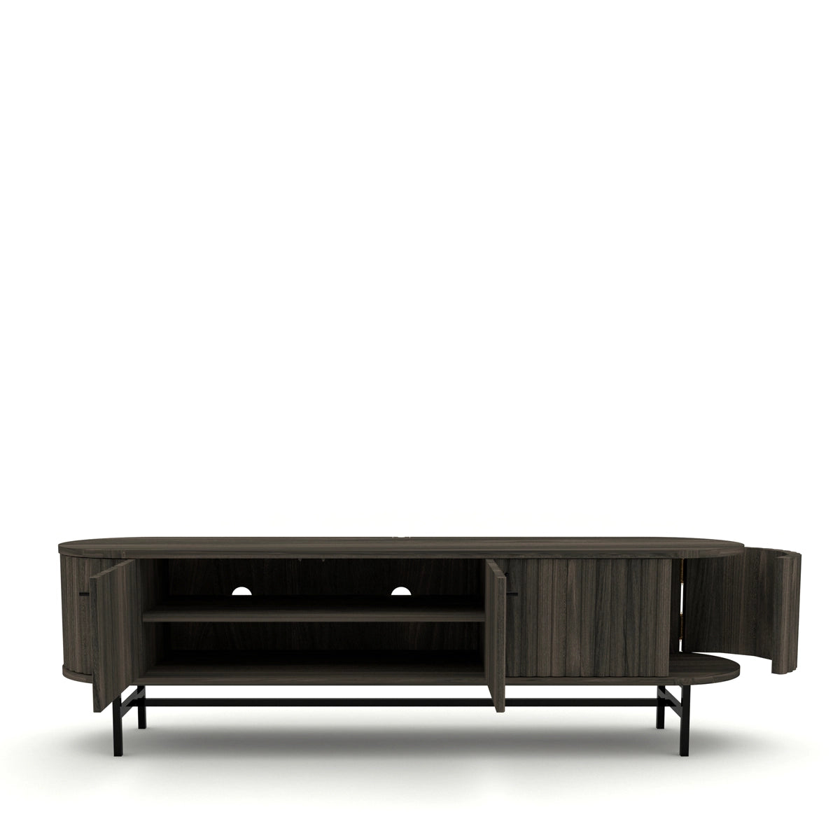 Kristensen & Kristensen VELVET Hifi-sideboard - VE3DL - Steel Legs - Eg