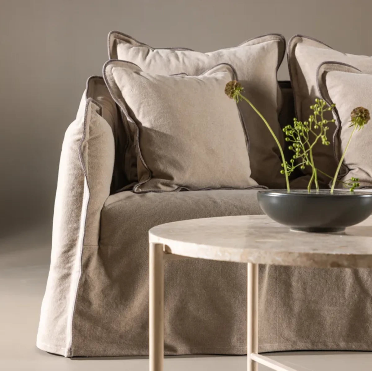 Vind Collection Oskarhamn sofa - 210 - brown