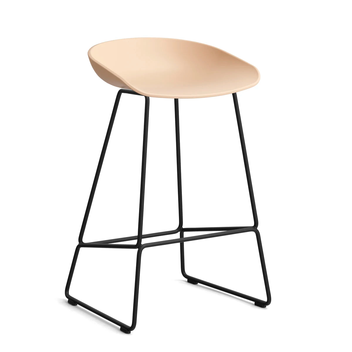 HAY About a Stool - AAS 38 Barstol - Sort Stål - H:65cm