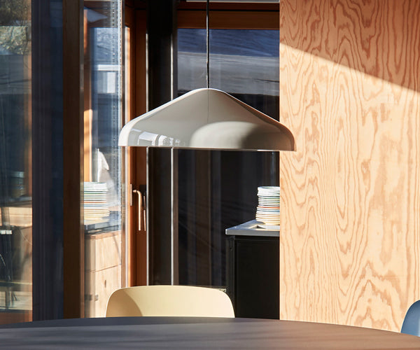 HAY Pao Steel Pendant Lampe 350 - Cool Grey