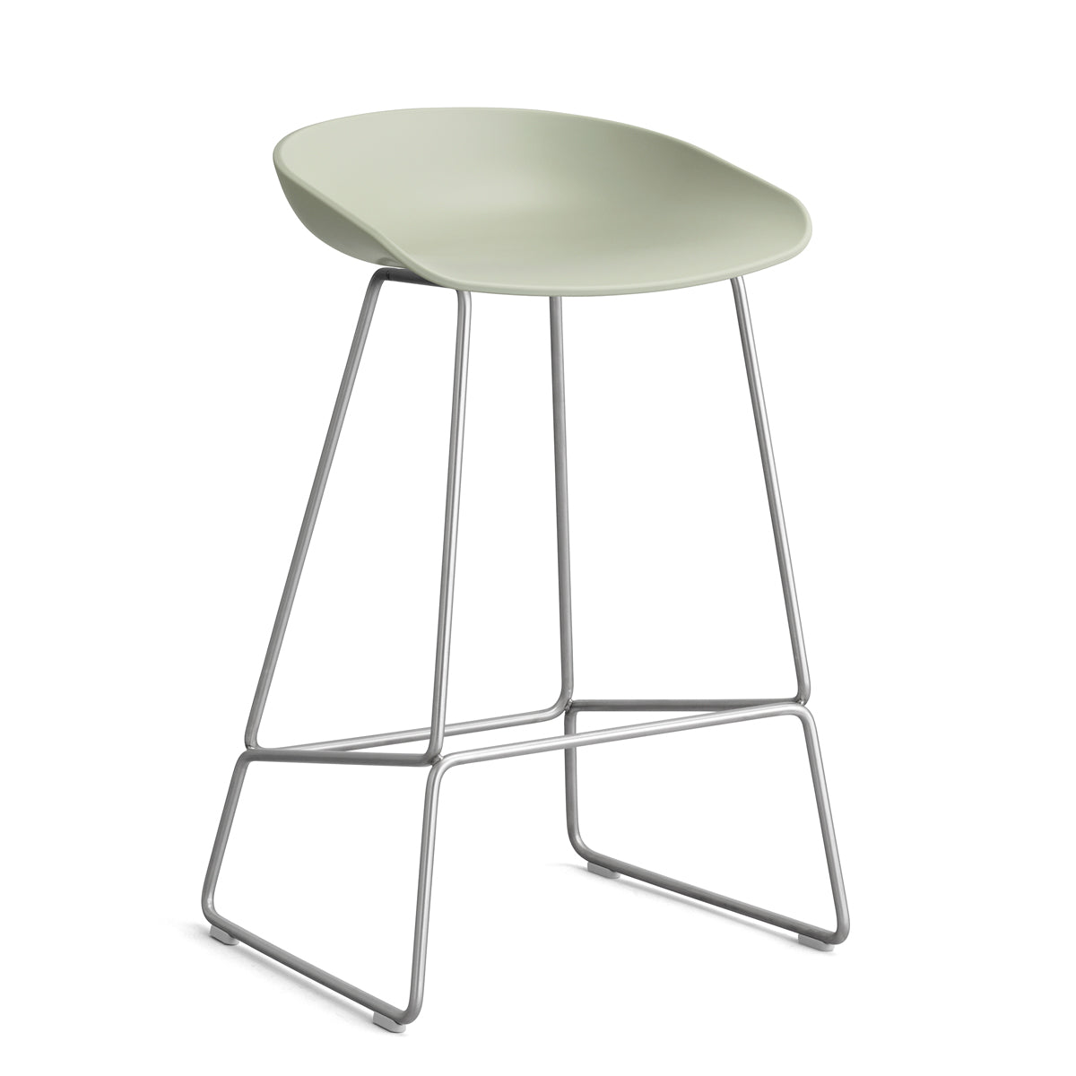 HAY About a Stool - AAS 38 Barstol - Rustfri Stål - H:65cm