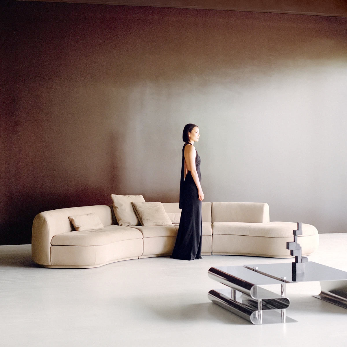Piaf Modulsofa - Nabuck Blue
