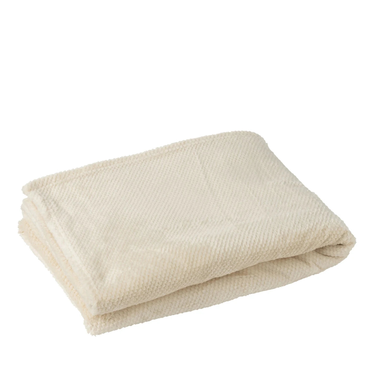 J-Line Snuggle plaid - ecru - 130x170