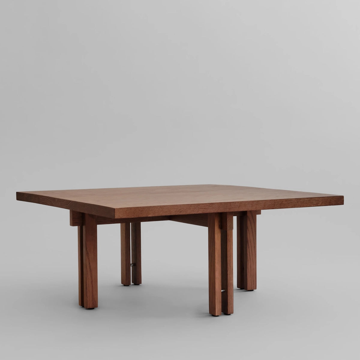 101 CPH Plinth Coffee Table 80x80 - Classic Brown Oak