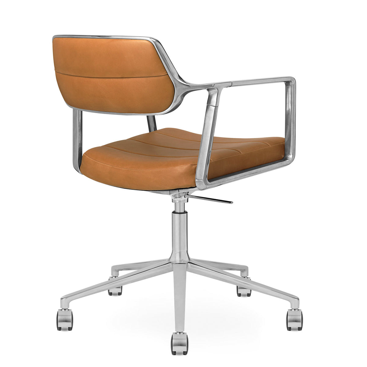 Vipp 453 Swivel+ Chair - Castors - Læder