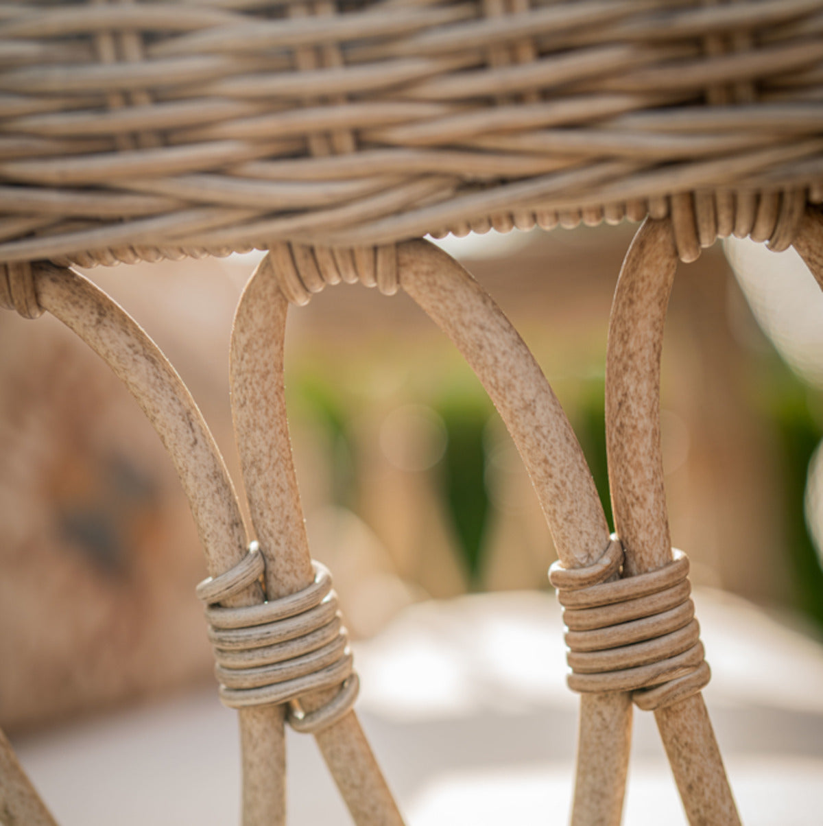 Hillerstorp Fjädero spisestol - polyrattan - inkl hynder