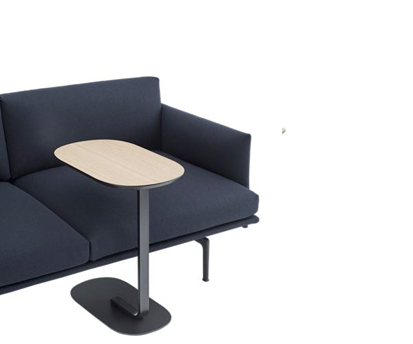 Muuto Relate Sidetable - H60,5cm - Sort/Eg