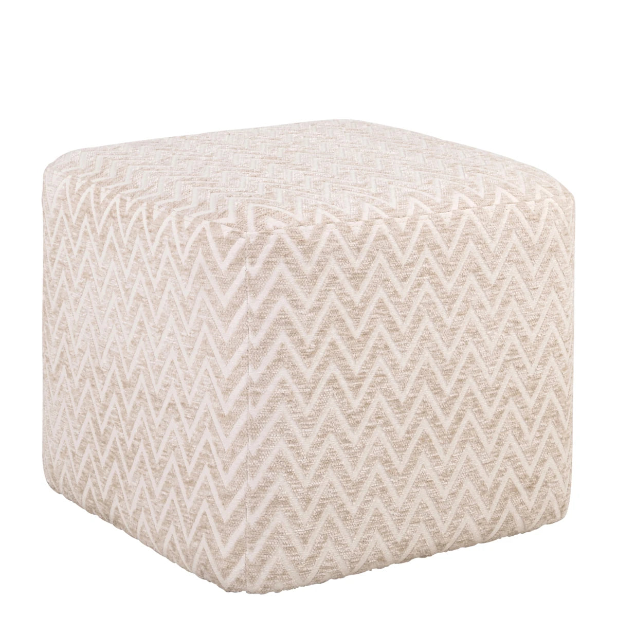 Richmond Interiors Ciela puf - beige chevron