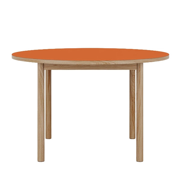 WB Manufaktur Essential Oak Spisebord - Ø120cm - Linolium