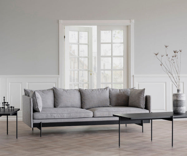 Rowico Home Shelton sofa - 218 - grå - sort ask