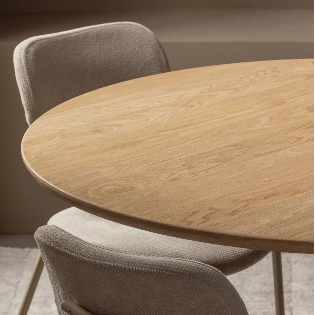 Woood Tablo bord - 120 - transparant nature oak