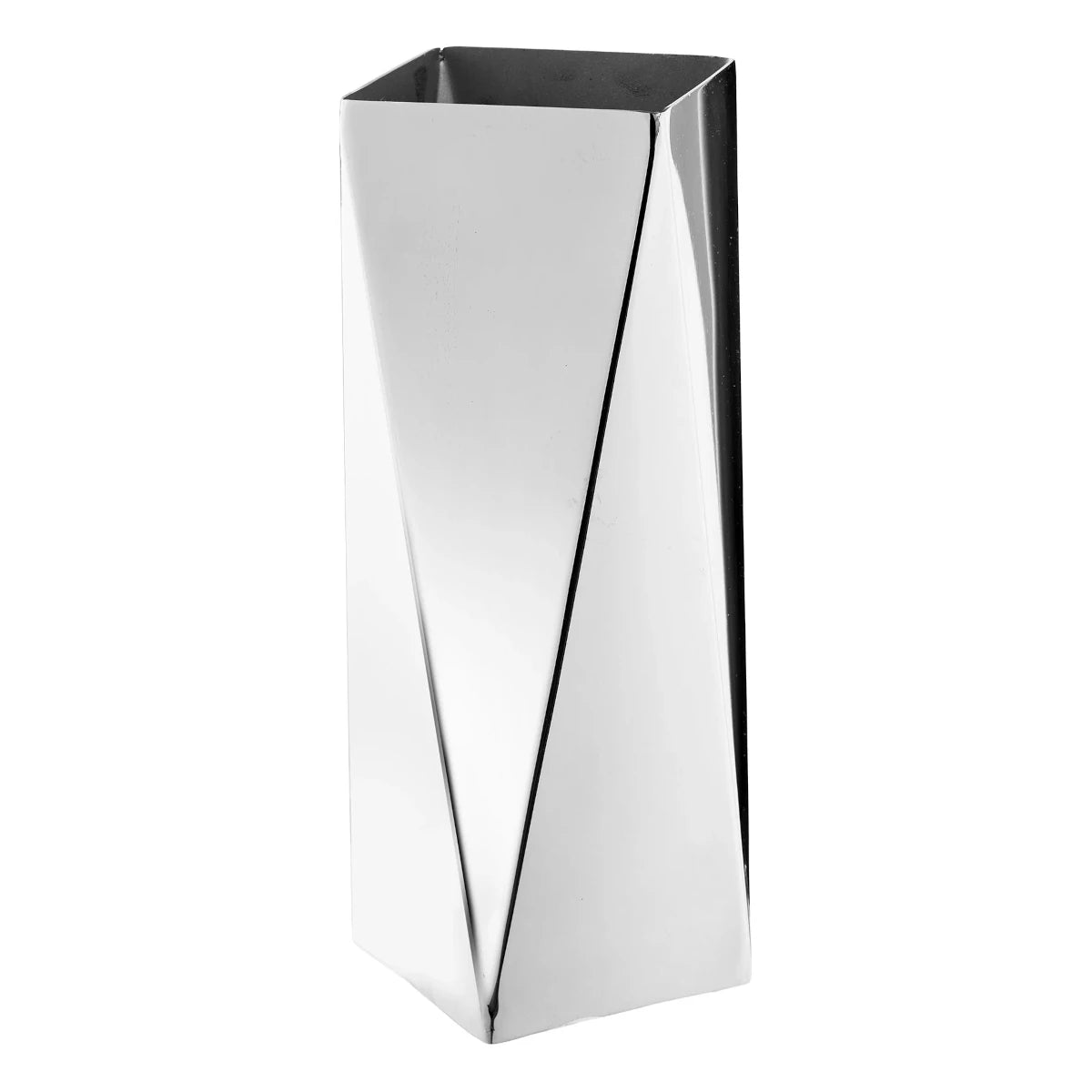 Rustifri stål vase - 23x8