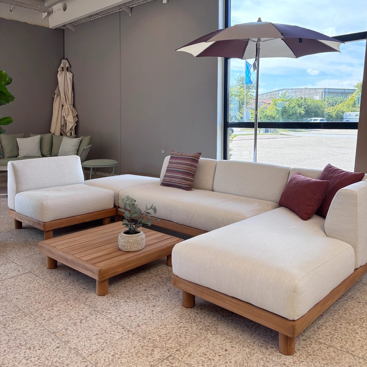 Ethnicraft Monocle Udendørs Sofa + Bord - DEMO.