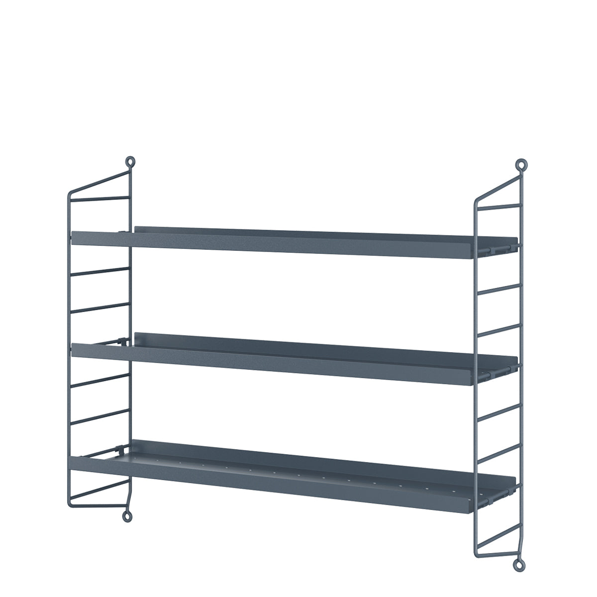 String Pocket Metal Reol Sergelgrå