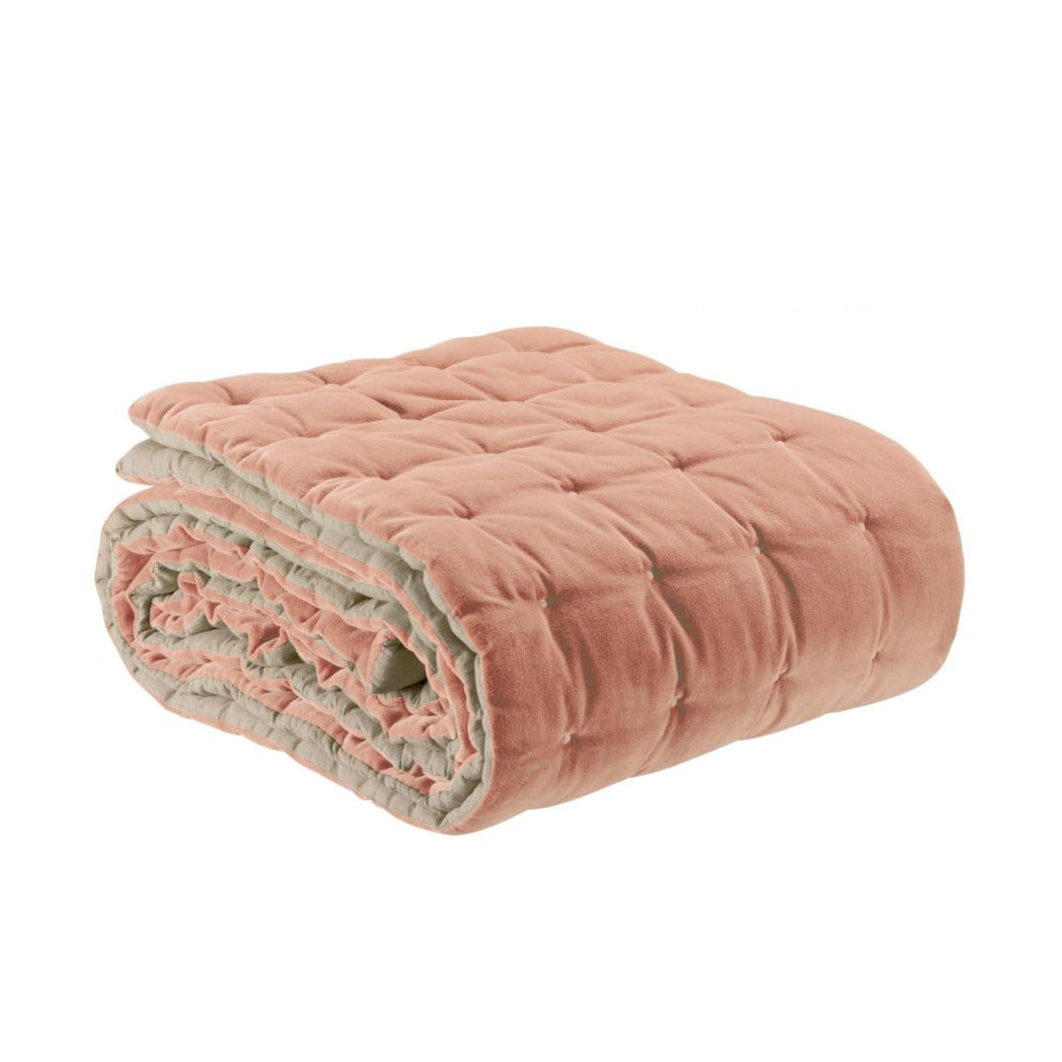 Vivaraise Elise Plain sengetæppe - 240x260 - spice
