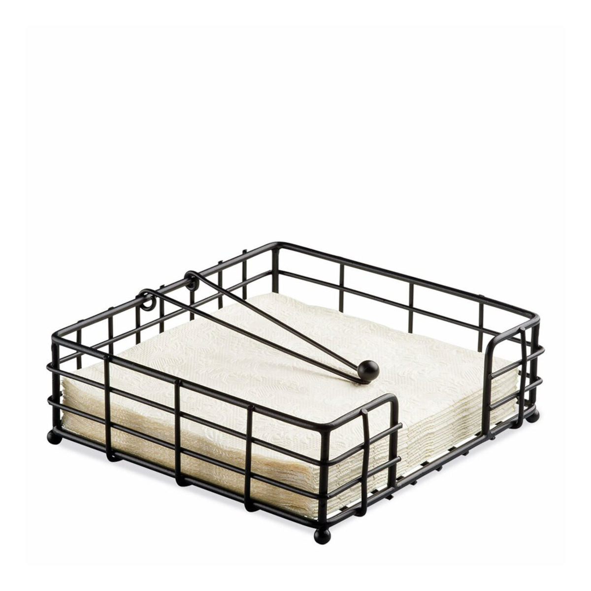 Edelwiess servietholder - black