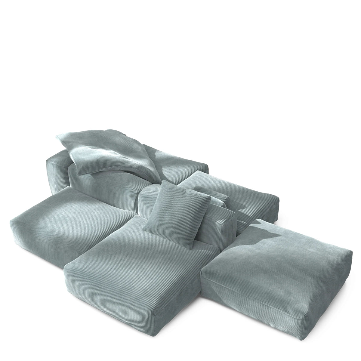 Vetsak Sofa - Sofa Set 09 - Cord Velour