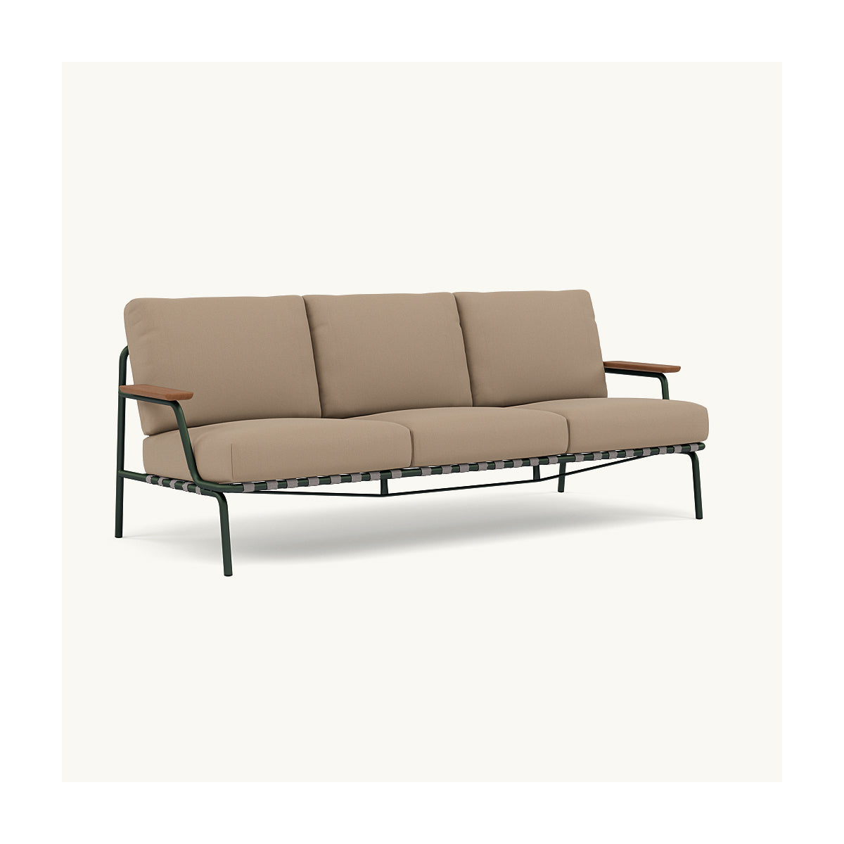 Muuto Settle Outdoor Sofa - 3 Pers. - Ribbed Weave 5