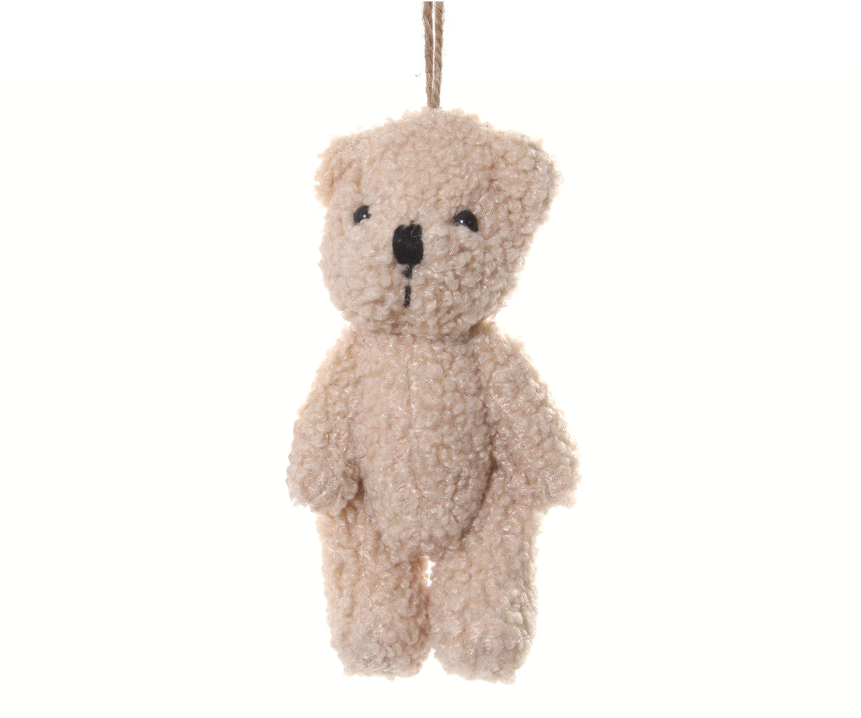 Shishi bamse i plys - beige - 13 cm