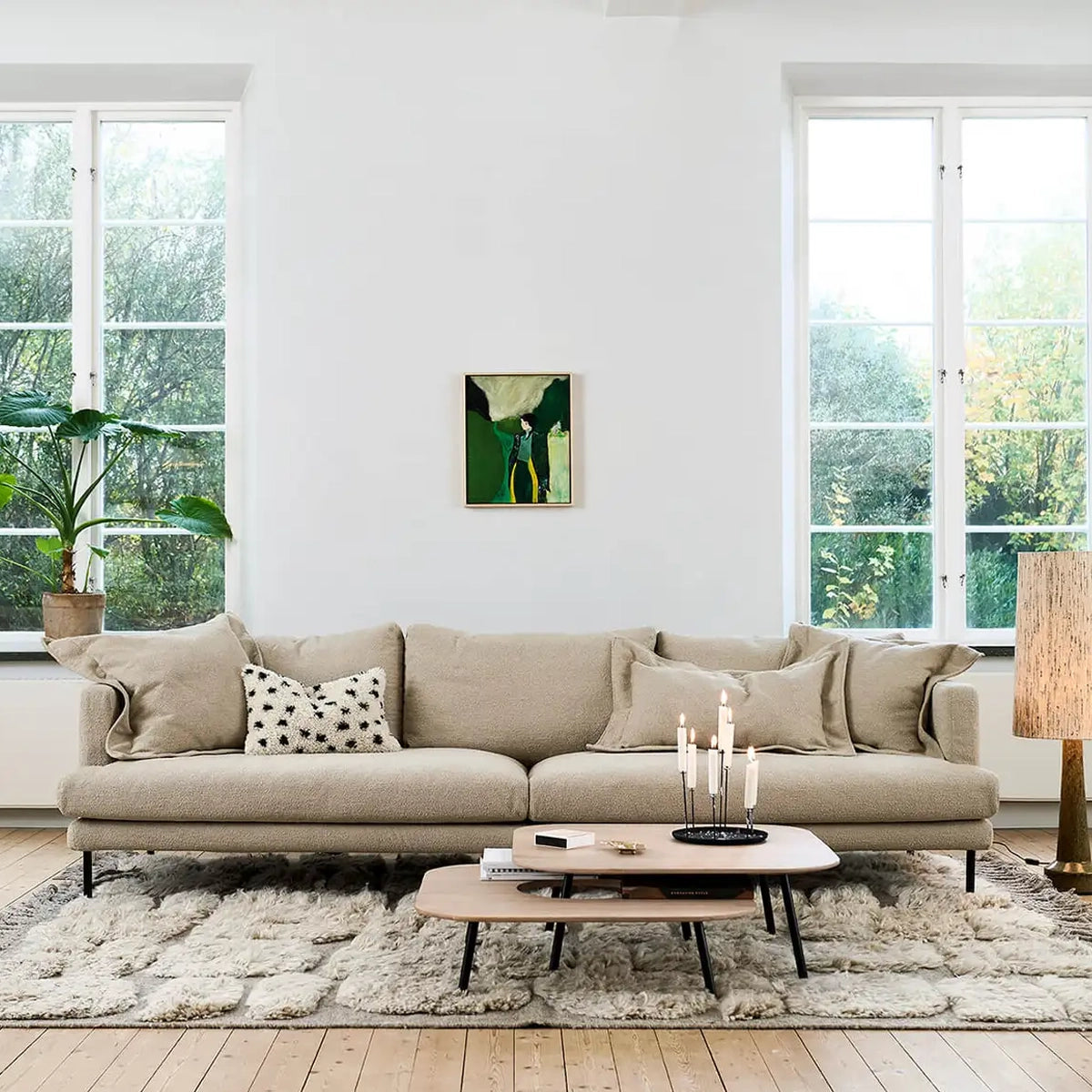 Sits Britt Sofa - 277 cm - Wildflower Stof