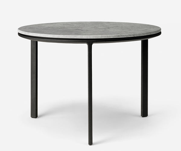 Vipp 423 Sofabord Ø60 - Sky Grey Marmor
