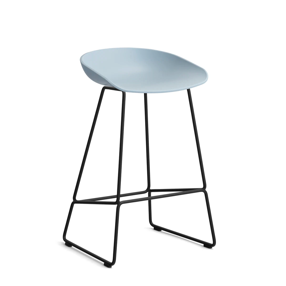HAY About a Stool - AAS 38 Barstol - Sort Stål - H:65cm