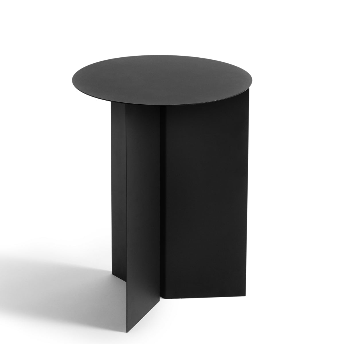 HAY Slit Table - Round - High - Black