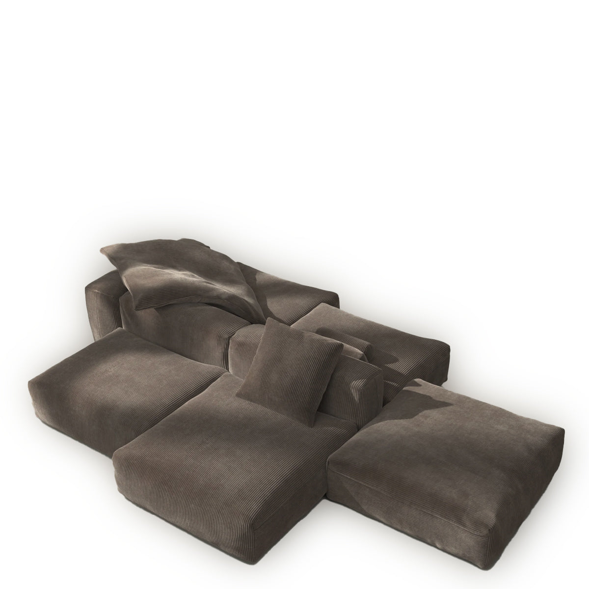 Vetsak Sofa - Sofa Set 09 Opstilling - Cord Velour