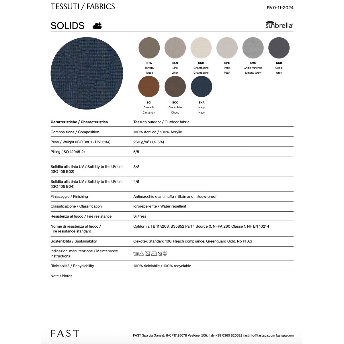 Fast Design Forest stol siddehynde - Solids Stof