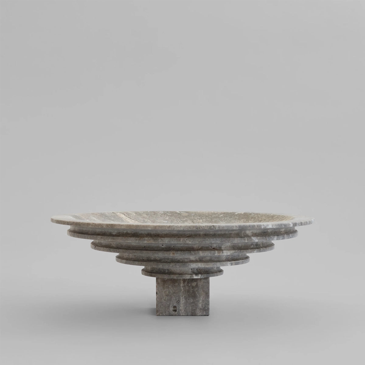 101 CPH Sori Tray - Big - Silver Travertine