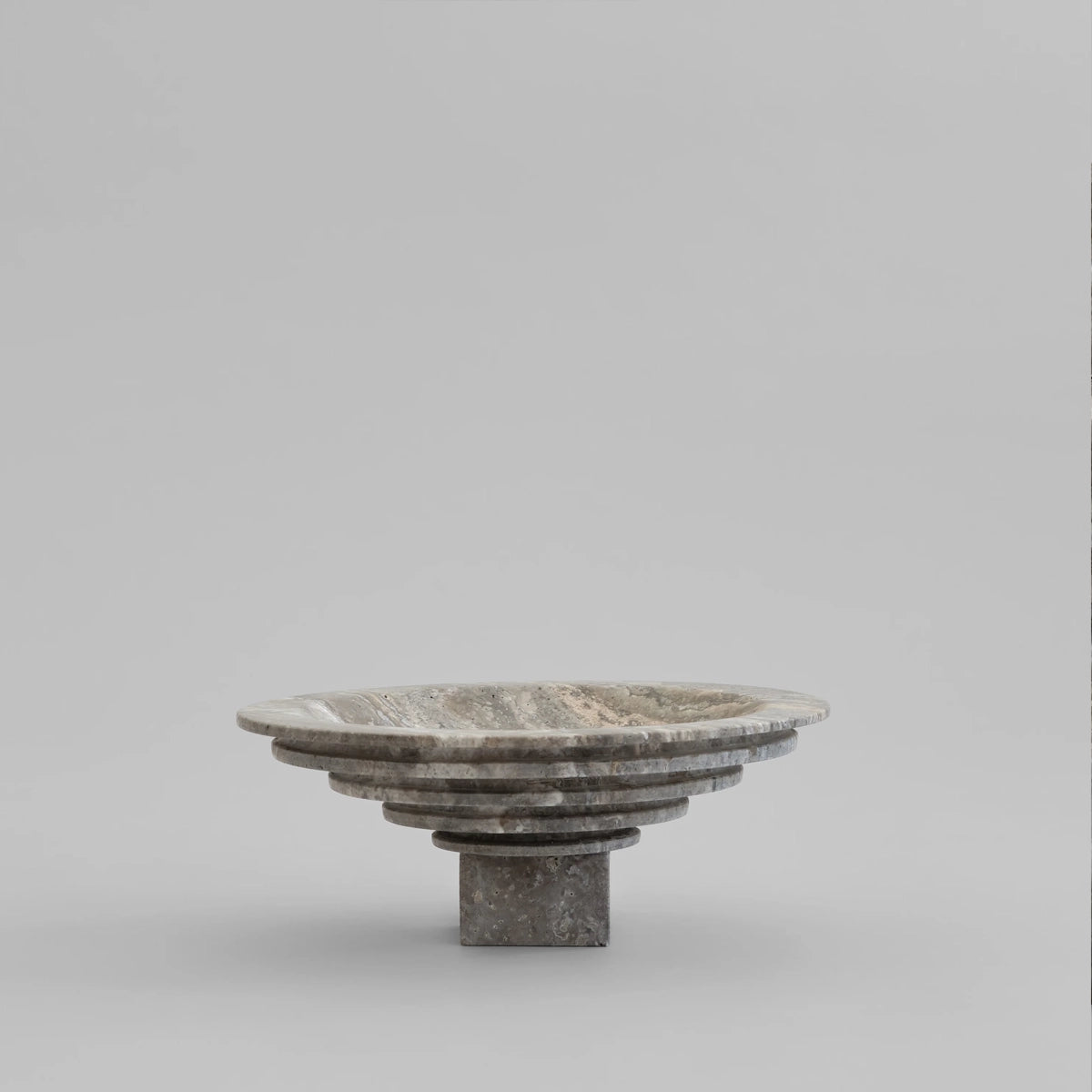 101 CPH Sori Tray - Mini - Silver Travertine