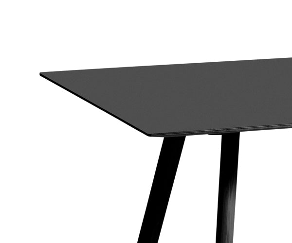 HAY CPH30 Table - 300x120cm - Sort Linolium - Sort