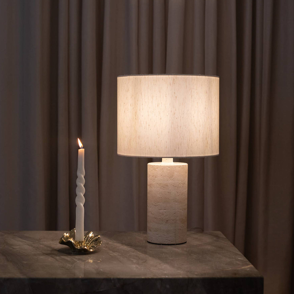 Specktrum Julia bordlampe - travertin
