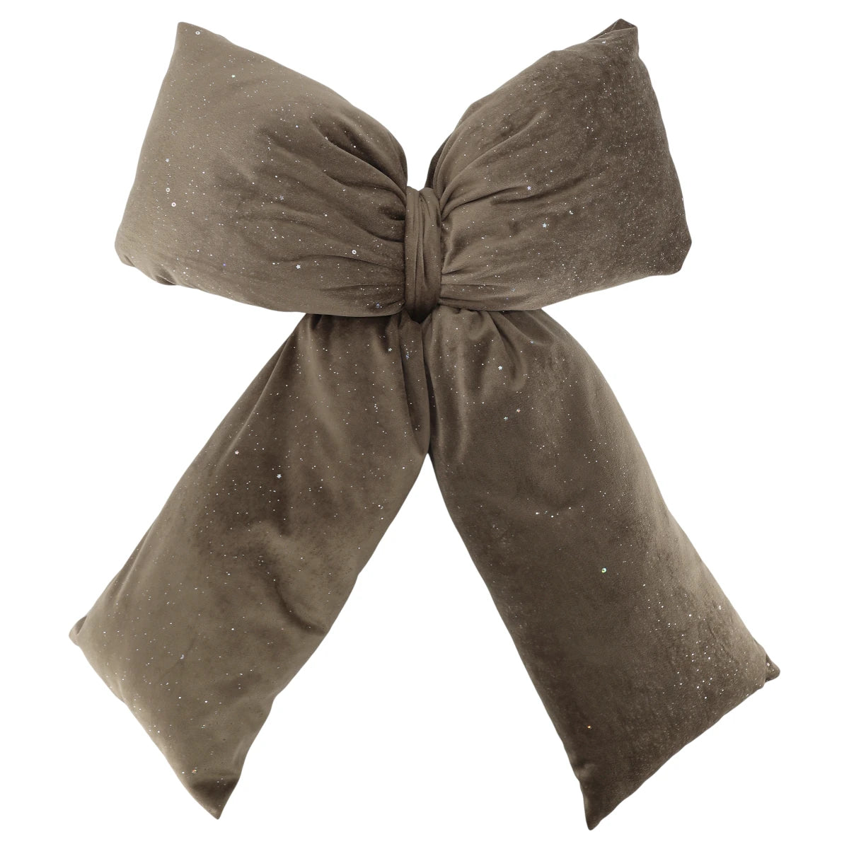 Chic Antique Velour sløjfe - mocca - 50x40