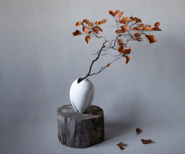 101 CPH Sumo vase slim - petit - bone white