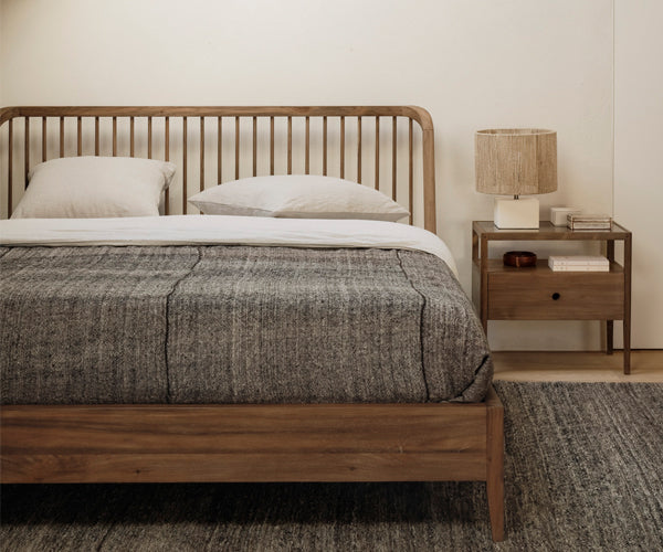 Ethnicraft Teak Spindle Bed - 180x200cm