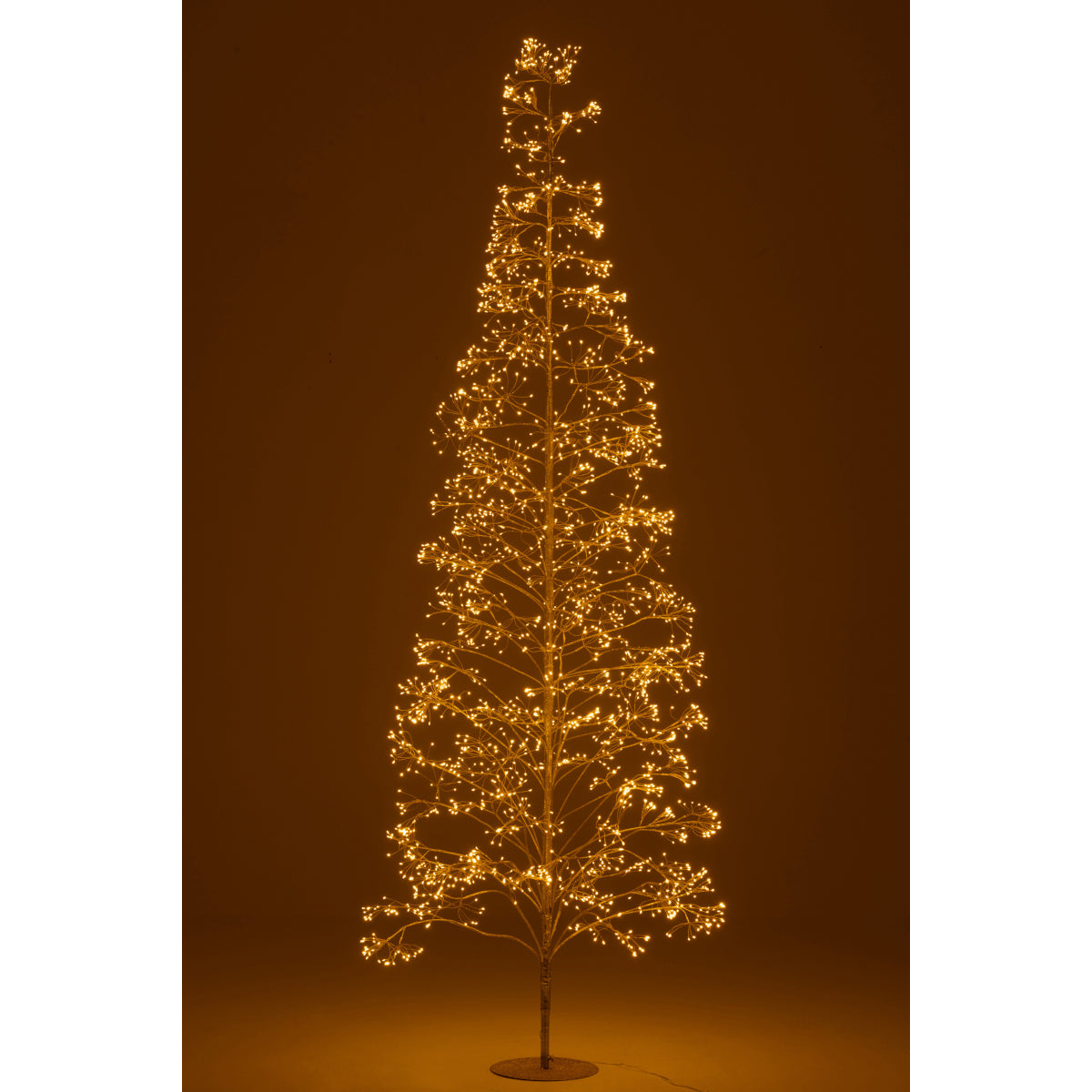 J-line Led træ m/2700 LED lys - 210x50 - gold
