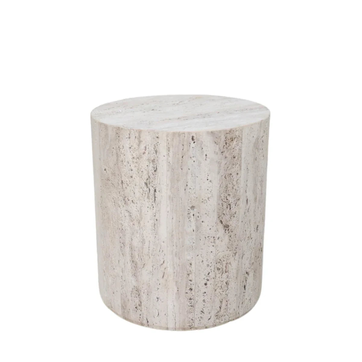 Verdon Dax sidebord - 40x45 - white travertin